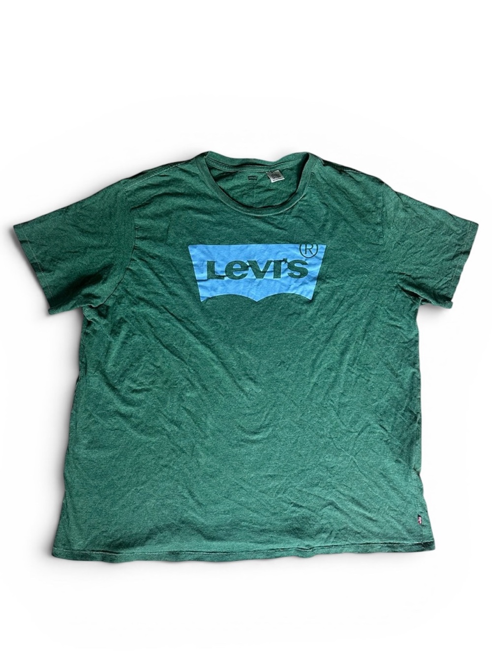 Levi's Men's Green Logo Crewneck T-Shirt